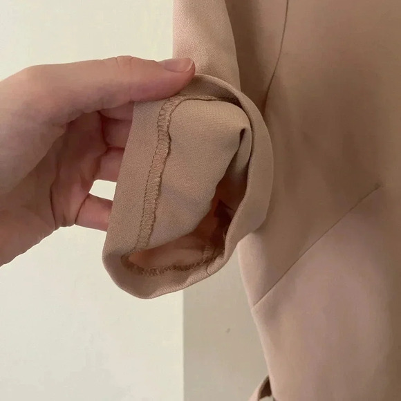 GAL MEETS GLAM blush fit and flare mini dress with short sleeves size 2 - Picture 5 of 14